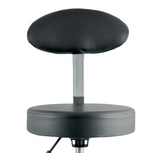 Tabouret sans dossier Simili Cuir Noir 