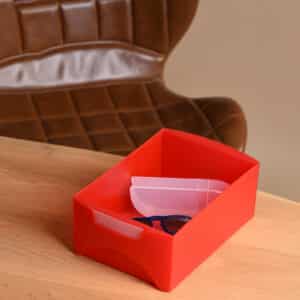 Péniches double hauteur translucides avec 2 poignées intégrées empilables Starbox Double Hauteur