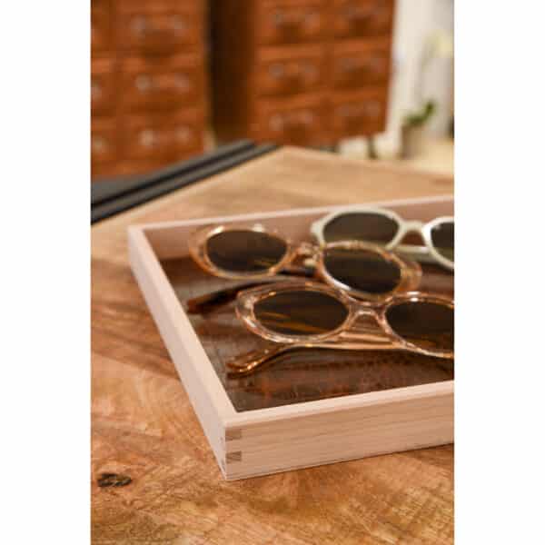 Plateau de présentation de lunettes - Boxop Wood