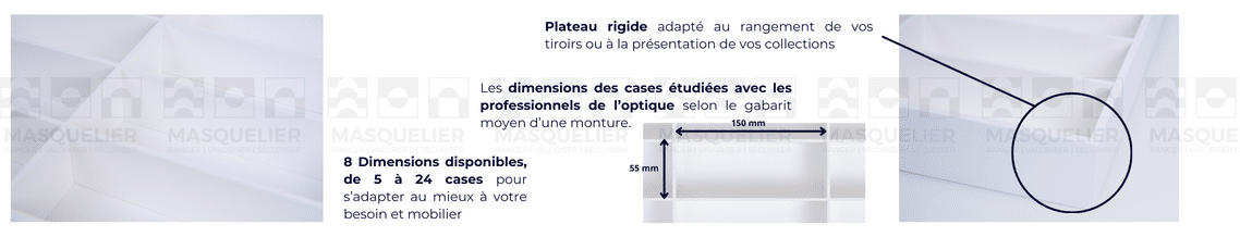 plateau rangement montures